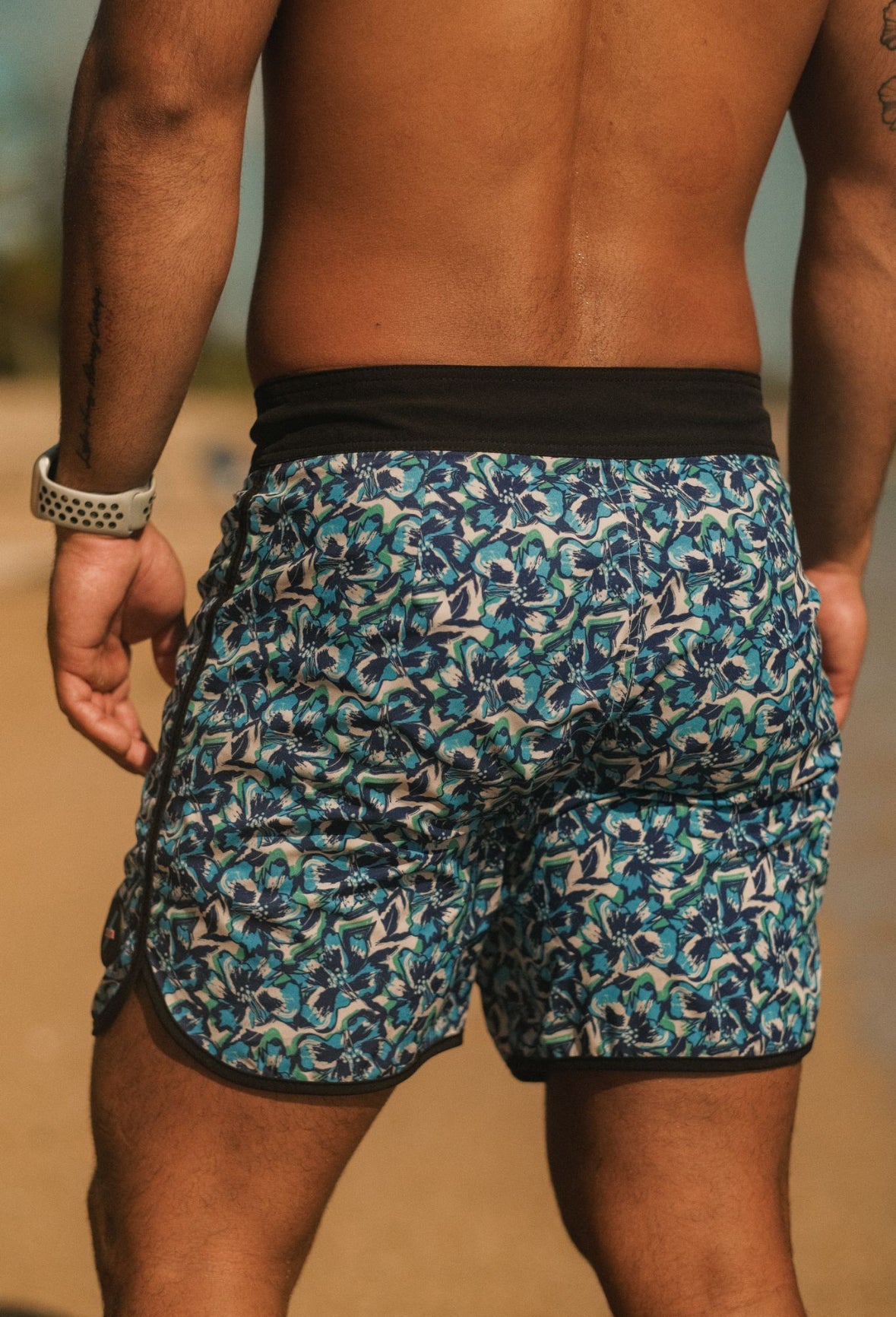 BLOOM N BLUE BOARDSHORT
