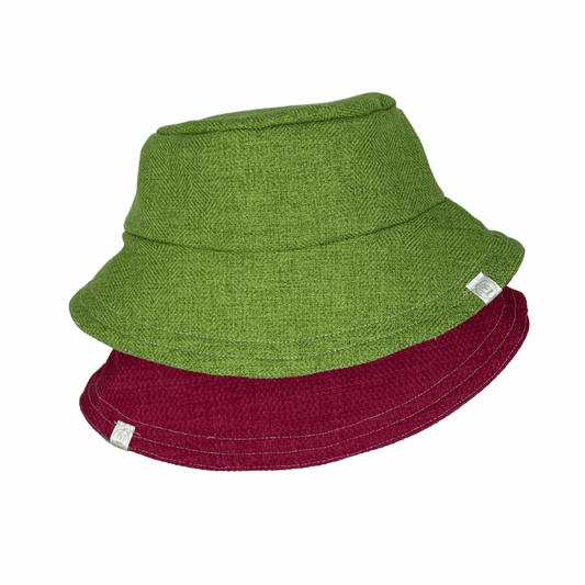 FUCSIA/GREEN BUCKET HAT